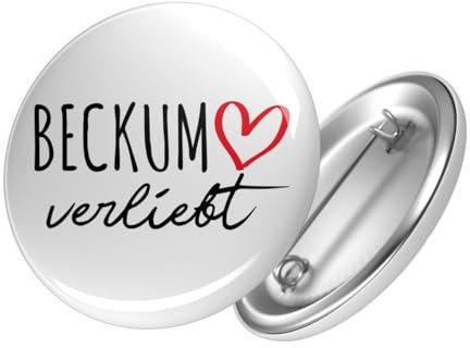 Huuraa Button Beckum verliebt Geschenk