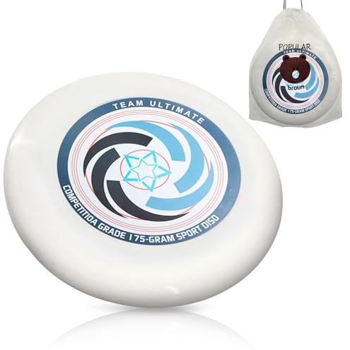 Frisbee Competitivo, frisbea Definitivo, Ultimate, Professionale, Sport Divertenti all’Aria Aperta, Giocatori Occasionali e Professionisti (Borsa di Stoccaggio)【Sezione B】