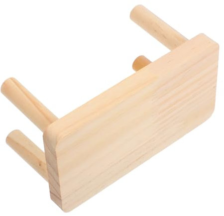 Sosoport Holz Plattform Für Hamster Kleine Meerschweinchen Spielzeug Rattenkäfig Zubehör Leicht Zu Reinigen Fördert Bewegung Und Gleichgewicht