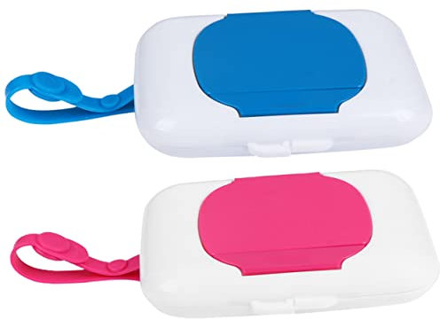 ifundom Taschentuchbox Für Den Außenbereich Wischtuchspender Tragbar 2er-pack Für Kinderwagen