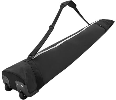 MMYUAK Snowboard Tasche Ski- und Snowboardtasche mit Rollen, ausziehbar, mit Schultergurt, for Reisen im Flugzeug, wasserdichte Schutzhülle for Camping-Ski