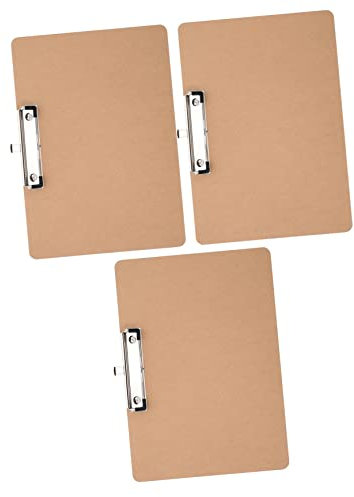 Homoyoyo 3pièces Presse- Écriture Presse- Rigides Pour Étudiants Presse- Portable Pour Ranger Et Dossiers