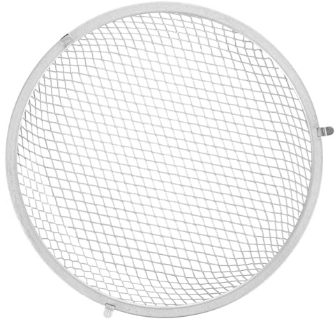 Garneck Abat-Jour pour Terrarium Reptile en Fer Argenté, Couverture de Lampe Chauffante Dissipation Chaleur, Protection Les Brûlures pour Lampes Céramiques de Chauffage