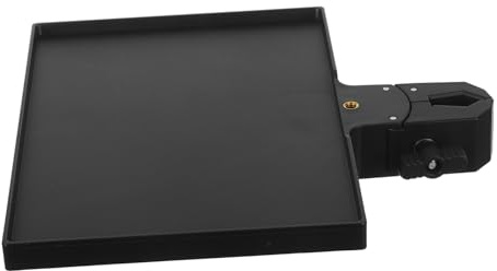 PACKOVE Organisateur de Maquillage sur Pied Plateau Pince, Abs Noir | Rangement Flexible pour Table Manucure et Salons, Usage Maison, Rendu Fidèle des Couleurs, Cils
