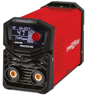 Solter PRACTICO 150 LD – Inverter de Soldadura MMA/LIFT TIG 150A (20%) | Compacto y Ligero | 220V | Electrodos Ø2,5/3,2mm | Equipo Profesional con Protección Térmica y Ventilación Forzada