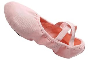 WUUISDNX Ballerina Balett Flats Skor Yoga Dansskor Flexibla Lätta Tofflor Dansövning Och Uppträdande Komfort Balett För Småbarn Flickor Med Resår, Rosa, 39 Storlek