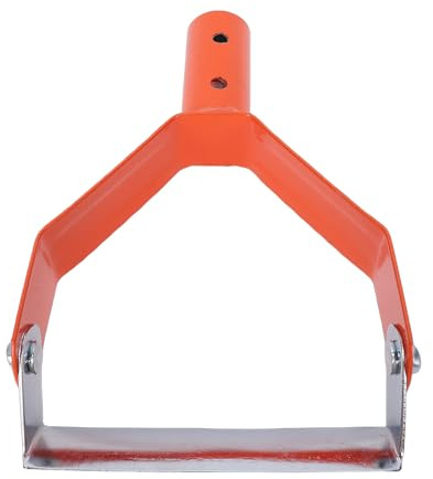 Depisuta Houe à étrier, Outil de Jardin, houe de Jardin Robuste en Acier au Carbone, adaptée au désherbage, au Travail du Sol, au bêchage, à la Plantation et à la Culture des Fleurs (Orange)
