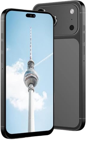 McMgc 4G Smartphone Unlocked, 4GB+32GB Expandable to 256GB, 6.6 HD Display, 5000mAh Battery, Android 12, Dual Camera,4G Dual SIM,Face ID/GPS/OTG (Black)