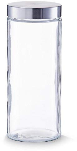 Zeller 19919 Vorratsglas m. Edelstahldeckel, 2100 ml