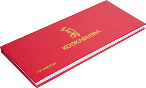 Scorebook für Kricketspiele von Kookaburra - Sportzubehör, Spielaufzeichnungen, 100 Innings-Spieltabellen