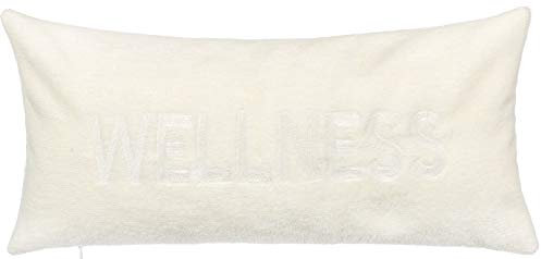 Brandsseller Cojín para bañera con ventosas y cremallera, de microfibra suave, soporte para cabeza y cuello, color blanco