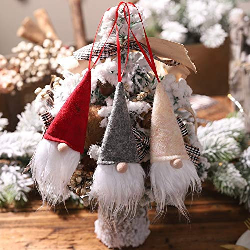 Zwerge Weihnachtsanhänger, hängender Weihnachtsbaumschmuck, schwedisch, skandinavisch, Tomte, Nikolaus, nordische Ornamente, Zwerghut, Zuhause, Zimmer
