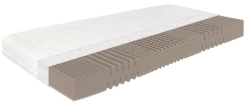 BeCo Matratze, Active Greenfirst, 140 x 200 cm, H3, Komfortschaum, Oeko-TEX Standard 100, Testsieger in Haus & Garten: SEHR GUT 1,4 (Heft 05/2019), Made in Germany, 100 Nächte Testschlafen