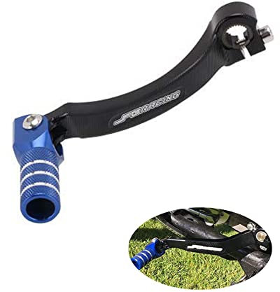 USTPO Leva del cambio per moto, in alluminio CNC, per moto YZ250F, YZ450F, YZ250FX, YZ450FX, WR250F, WR450F, colore: blu