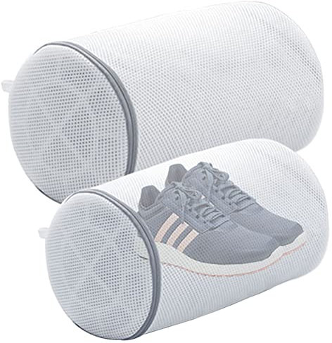 2 Pcs Shoe Washing Machine Bag, Laundry Shoes Bag Dryer Door Shoe Net for Delicates Trainers Socks Bras