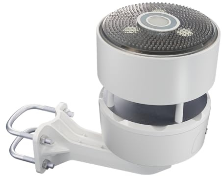 ECOWITT Latest Outdoor Weather Sensor WS85, with Built-in Solar Panel/Rain Gauge/Wind Speed/Wind Direction Sensors, Needs to Pair with Ecowitt Wi-Fi Gateways/Display Consoles, 915 MHz