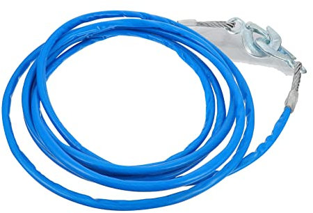 BomDog 1 Stück Abschleppseil, Windenseilverlängerung, Stahl-Abschleppkabel, Synthetisches Windenseil, Abschleppwagengurte, Bergungsgurt, Auto-Abschleppgurt