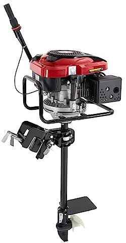 4 Takt 8 PS Außenborder Motor Bootsmotor 4500 U/Min Luftkühlung Für Schlauchboote Fischerboote Benzinmotor, für Belly Boot Angelboot