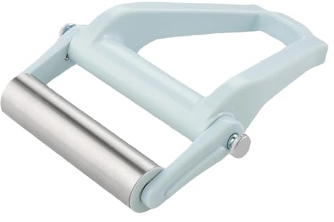 Rodillos para hornear, rodillo para pizza, Rodillo de amasar de acero inoxidable de 10 pulgadas con diseño ajustable en múltiples ángulos, Utensilio de cocina antiadherente con diseño ajustable en múl