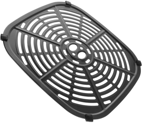 Cabilock Grillpfanne Kunststoff Antihaft Ersatz Frittierblech 22,5x22,5cm Zubehör Für Heißluftfritteusen Belüftet Für Optimierte Wärmeableitung