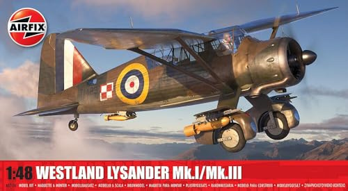 Airfix A07116 Westland Lysander Mk.I/Mk.Iii, Flygplan För Åldrar + 8 År