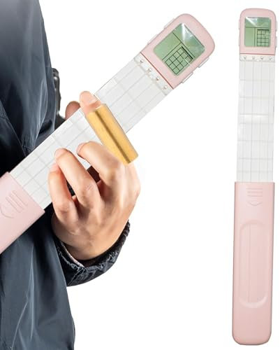 Pocket Ukulele Chord Practice Tool, Ukulele Practice Training Tool, Rotating Ukulele Chord Chart, Tragbares Ukulele Chord Exerciser, Ukulele Finger Exerciser, Chord Chart Ukulele Trainer