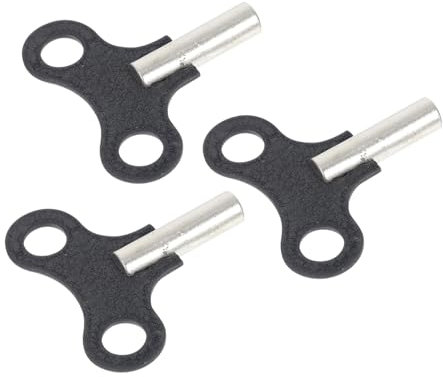 Gadpiparty 3stücke Uhrenschlüssel in Einzigartiger Form Uhrenaufzugsschlüssel Aus Hochwertigem Material Passend Für Alte Mechanische Wand Und Tischuhren Robust Und Langlebig
