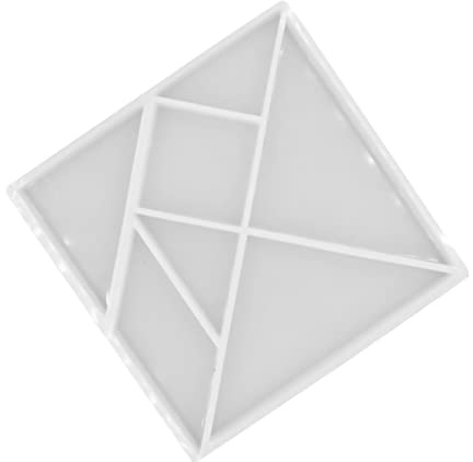 HORIALENCE Moule Epoxy DIY Silicone Cristal Moule Tangram Manuel Accessoires De Fabrication Artisanale Puzzle Créatif