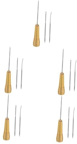 Artibetter Strumenti per Riparazione della Pelle Punteruolo da Cucito in Rame da Lavoro per Riparazione delle Scarpe Utile e Comodo da Usare