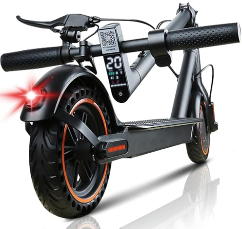 QnQ Trottinettes Électriques Adulte, 2026 Trottinette Pliable 8,5, Moteur 500W/25KM/H Autonomie 30KM, Pneus Nid d'abeille Increvables, Contrôle Via APP et Affichage LED,Batterie 36V 10.4Ah, Max 120kg
