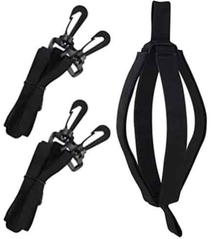 NUOBESTY Entraîneur de Frappe de Volley-Ball 1 Set en Nylon Noir | Sangle de Volley-ball Pratique, pour L'entraînement au Smash, Améliore le Suivi Visuel, Intérieur et Extérieur
