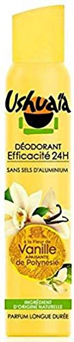 Ushuaïa - Deodorante da donna spray, fragranza: fiore di vaniglia della Polinesia, rilassante, 200 ml