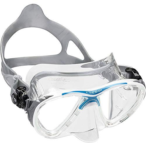 Cressi Big Eyes Evolution Mask SIL Crystall/Frame Blue