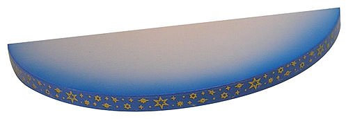 Wolke - 1-stufig - blau - 19x8x1,4cm / Weihnachtsengel - Original Erzgebirge Engel -Kunstgewerbe Uhlig