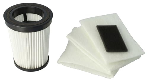 vhbw Set Hepa dammsugarfilter för Dirt Devil Centec, Centric, M2827, M2827-1, M2827-2, M282828, M2828-0, M2828-1, M2828-2, M2828-3 dammsugare