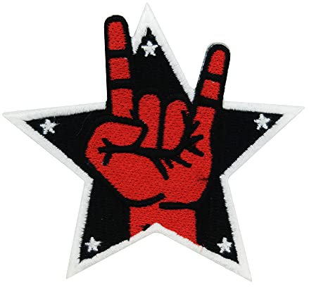 Finally Home Rock Stern Patches zum Aufbügeln | Musik Patch, Bügelflicken, Flicken, Aufnäher