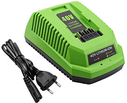 XNJTG Chargeur 40V pour Greenworks G40C Chargeur | Compatible Les appareils et Les Batteries de la série Greenworks 40V