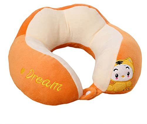 Kinder Reisekissen Niedliche Tierform Nackenkissen Stützkissen, Nackenkissen Kinder Auto Flugzeugkissen für Reisen, Flugzeug (Tiger)