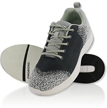 EMAX - Chaussures de bowling Pro Bowl - Taktika - Chaussures de bowling pour homme et femme - Noir et blanc - Pointure 38,5 à 46, blanc/noir, 41.5 EU Étroit