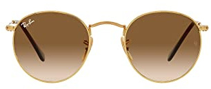 Ray-Ban Sonnenbrille RB3447 ROUND METAL 001/51 Herrenfarbe Goldbraun Glasgröße 53 mm
