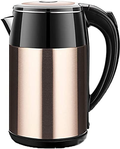 Bouilloire électrique sans fil en acier inoxydable, bouilloire électrique silencieuse de 2 litres pour une ébullition rapide, bouilloire respectueuse de l'environnement (sans BPA), couvercle intérie