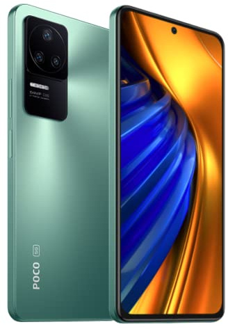 Poco F4 5G Smartphone de 6/128GB, Pantalla de 6.67” 120Hz AMOLED, Snapdragon 870, Cámara de 64MP, 4500mAh, 67W Turbo Charging, Nebula Green (Versión ES) (Reacondicionado)