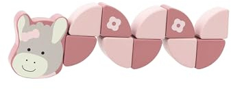 Sterntaler Biegetier Emmi Girl - Fördert Koordination und manuelle Fähigkeiten - Aus FSC® 100%-zertifiziertem Holz - Nachhaltiges Baby- und Kleinkindspielzeug