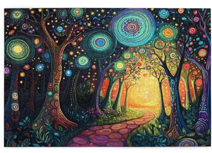 Puzzle 3000 Pezzi, Paesaggio Puzzle Arte 122x81cm Jigsaw Grandi Dimensioni per Adulti, Jigsaw Giochi Intrattenimento Creativo, Gioco Familiare Decorazione Parete, Regalo Donna Albero della vita p-1936