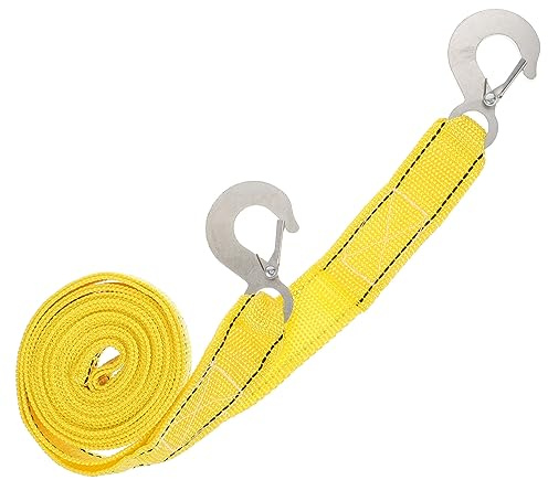 Alipis Fune Di Traino Resistente in Nylon Con Ganci Cinghia Di Traino Per Auto e Camion Cavo Di Rimorchio Riutilizzabile Leggero e Robusto