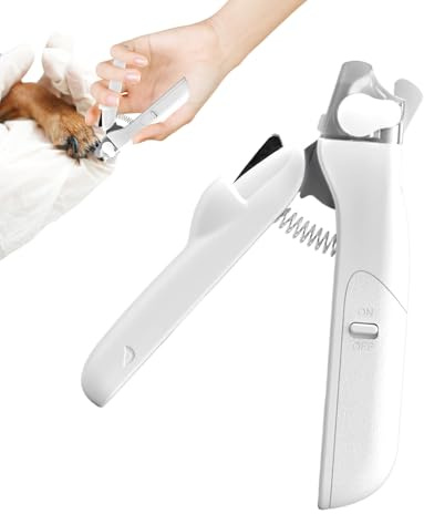 Cortauñas para Gatos Con Luz LED Y Acero Inoxidable Para Gatitos