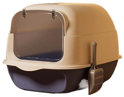Lettiera for gatti con sabbiera chiusa, padella rimovibile for animali domestici(Blue)