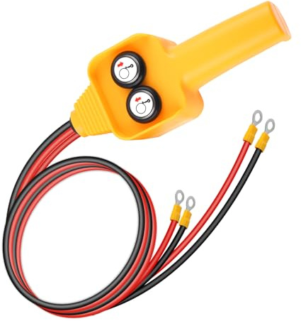 wedfish Winch Remote with Cables,Manual Push Button Winch Controller with Large Load Capacity for 1500lbs-5000lbs,Universal Winches Switch Assembly Car Accessories for 12V/24V/48V