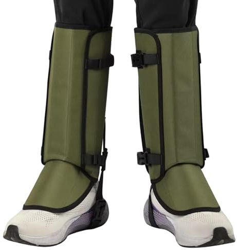 Polainas para las piernas - Protector transpirable | Polainas impermeables en forma de serpiente, protector de armadura de pierna para hombres y mujeres para correr al aire libre, esquí de invierno
