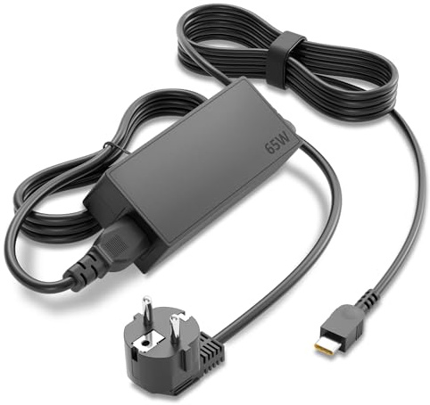 65W USB C Laptop Charger for Lenovo Thinkpad X1 Carbon T470 T480 T490 T590 E580 E590 E595 Yoga IdeaPad Chromebook Power Adapter Cord 20V 3.25A